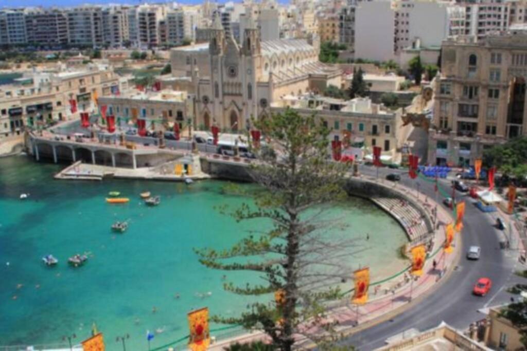 2 Bed Apt In Heart Of St Julians - 5Min From Seafront San Ġiljan Extérieur photo